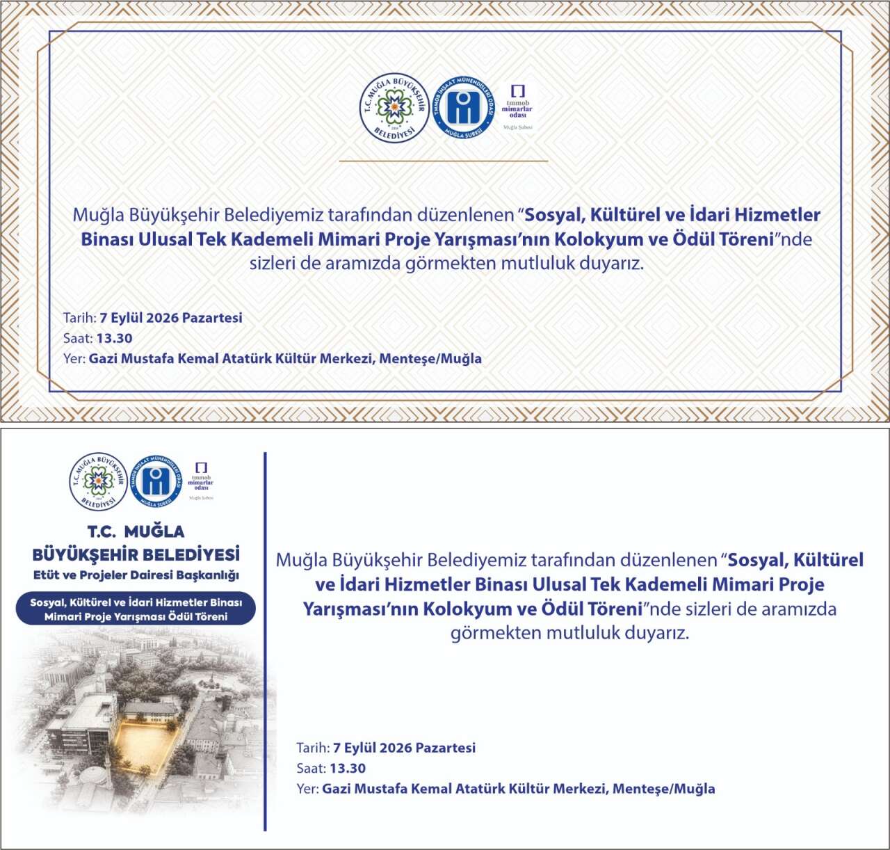 Muğla’nın Yeni Sosyal, Kültürel ve İdari Hizmet Binası İçin Kazanan Proje Belli Oldu 5